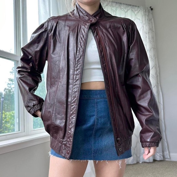 Jackets & Blazers - VTG leather jacket